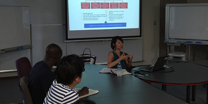 世界銀行本部の宮島智美・教育スペシャリストのセミナーが開催されました