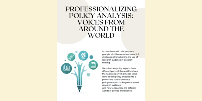 「政策分析の専門職化」をめぐる世界の識者の提言　小川啓一教授が寄稿